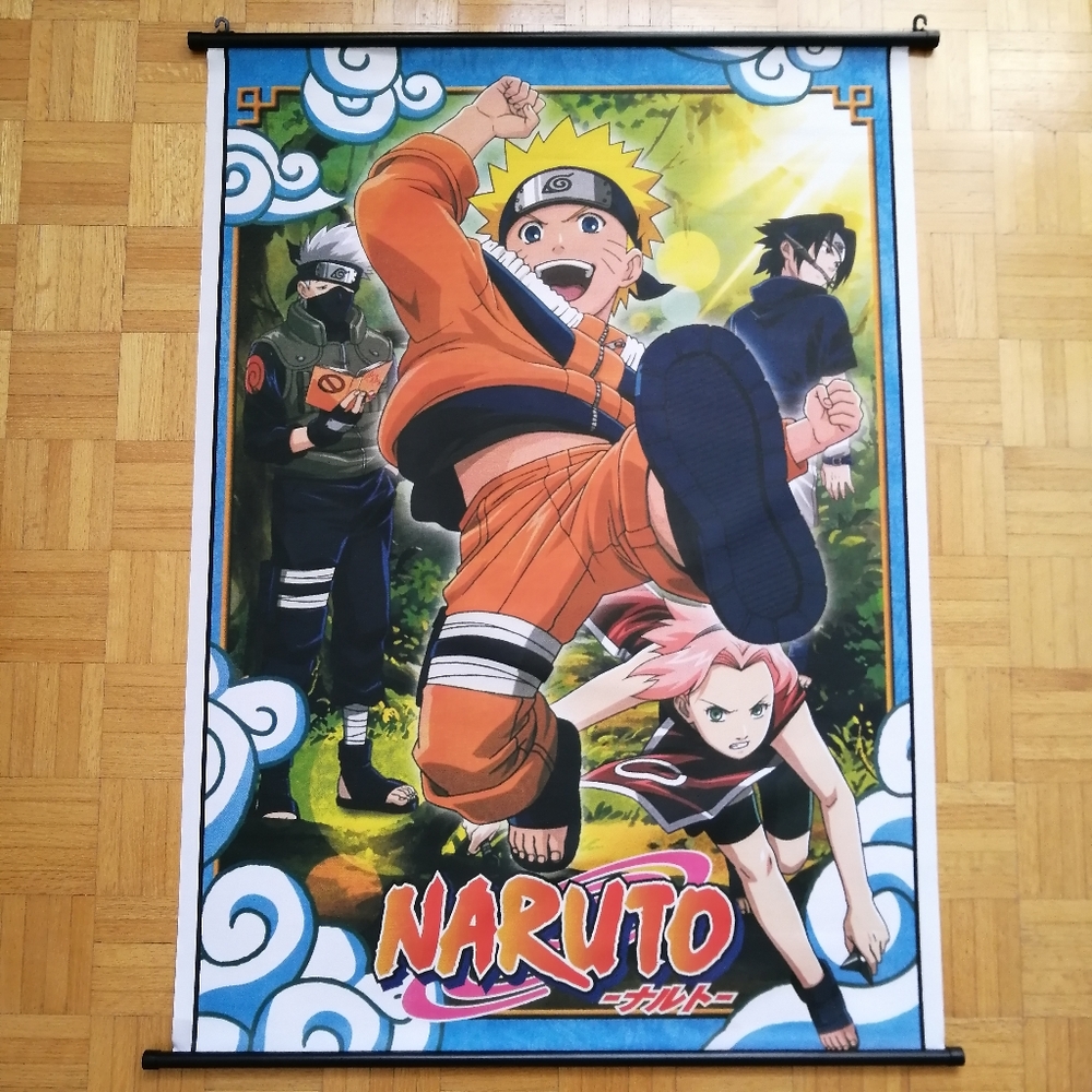 Naruto Y2K Fabric Wall Scroll Poster